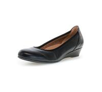 Ballerina GABOR COMFORT "Gabor Comfort Ballerinas Glattleder", Damen, Gr. 37,5, schwarz, Glattleder, Schuhe (69053400-37,5) schwarz