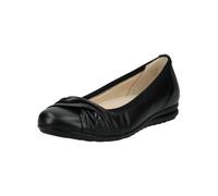 Gabor Ballerina Comfort Leder Damen Schwarz Gr. 40,5