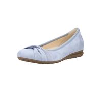 Ballerina GABOR COMFORT "Gabor Comfort Ballerinas Leder", Damen, Gr. 40, azur, Leder, Schuhe Ballerina (18239828-40)