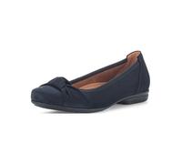 Gabor Damen Ballerina Comfort 02.643.46 Nubukleder Nachtblau Weite G Größe 38 (5 UK)