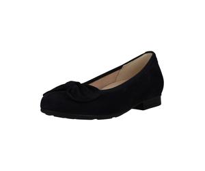 Ballerina GABOR COMFORT "Gabor Comfort Ballerinas Veloursleder", Damen, Gr. 41, dunkelblau, Veloursleder, Schuhe Ballerina (16128727-41) dunkelblau