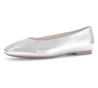 Gabor Ballerinas 64.140.61 Shine Metallic Silber – Damen Gr. 38 EU / 5 UK