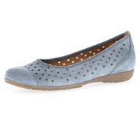Gabor 84.169.10 hell-blau - Ballerina - Halbschuhe - Slipper für Damen - Größe 44