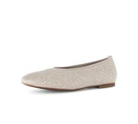 Ballerina GABOR "Eleganter Ballerina", Damen, Gr. 37,5, beige, Schuhe Ballerina (13450144-37,5) beige