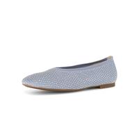 Ballerina GABOR "Eleganter Ballerina", Damen, Gr. 37,5, blau, Schuhe Ballerina (75610801-37,5) blau