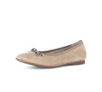Ballerina GABOR "Eleganter Ballerina", Damen, Gr. 38,5, beige, Schuhe Ballerina (44300160-38,5) beige