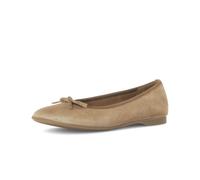 Ballerina GABOR "Eleganter Ballerina", Damen, Gr. 38,5, braun, Schuhe Ballerina (56427845-38,5) braun