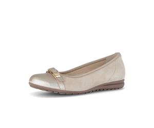 Ballerina GABOR "Eleganter Ballerina", Damen, Gr. 39, beige, Schuhe Ballerina (28712126-39) beige