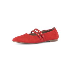 Ballerina GABOR "Eleganter Ballerina", Damen, Gr. 40,5, rot, Schuhe Ballerina (76361200-40,5) rot