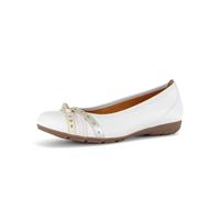 Ballerina GABOR "Eleganter Ballerina", Damen, Gr. 40, creme, Schuhe Ballerina (98976762-40)