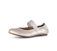 Ballerina GABOR "Eleganter Ballerina", Damen, Gr. 40, silber (gold), Schuhe Ballerina (32244569-40) gold