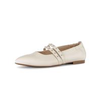 Ballerina GABOR "Eleganter Ballerina", Damen, Gr. 42,5, beige, Schuhe Ballerina (91335633-42,5) beige