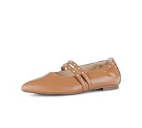 Ballerina GABOR "Eleganter Ballerina", Damen, Gr. 43, braun, Schuhe Ballerina (84940349-43) braun
