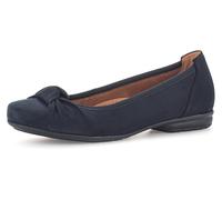 Gabor Damen Ballerina Comfort 02.643.46 Nubukleder Nachtblau Weite G Größe 38 (5 UK)