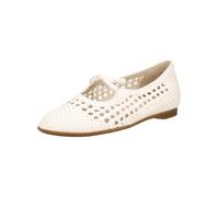 Ballerina GABOR "Gabor Ballerinas Glattleder", Damen, Gr. 39, creme, Glattleder, Schuhe Ballerina (60661925-39) creme