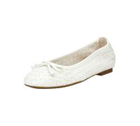 Ballerina GABOR "Eleganter Ballerina Glattleder", Damen, Gr. 39, creme, Schuhe Ballerina (45219310-39) creme