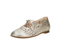 Ballerina GABOR "Gabor Ballerinas Glattleder", Damen, Gr. 40, silber (gold), Glattleder, Schuhe Ballerina (71622548-40) gold