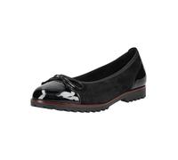 Ballerina GABOR "Gabor Ballerinas Leder", Damen, Gr. 38, schwarz, Leder, Schuhe Ballerina (55990429-38) schwarz