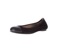 Ballerina GABOR "Gabor Ballerinas Leder", Damen, Gr. 38, schwarz, Leder, Schuhe Ballerina (70456040-38) schwarz