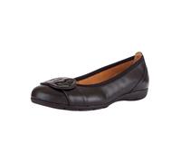 Ballerina GABOR "Gabor Ballerinas Nappaleder", Damen, Gr. 39, schwarz, Nappaleder, Schuhe Ballerina (91191118-39) schwarz