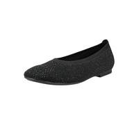 Ballerina GABOR "Gabor Ballerinas Textil", Damen, Gr. 38, schwarz, Textil, Schuhe Ballerina (84027760-38)