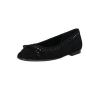 Ballerina GABOR "Gabor Ballerinas Veloursleder", Damen, Gr. 39, schwarz, Veloursleder, casual, Schuhe (89549632-39) schwarz