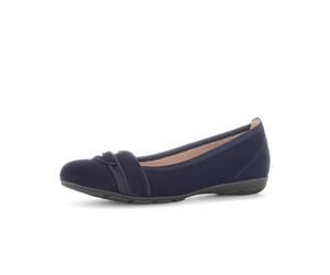 Ballerina GABOR "Sportliche Ballerina", Damen, Gr. 35,5, blau, Schuhe Ballerina (24818168-35,5) blau