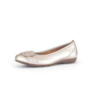 Ballerina GABOR "Sportliche Ballerina", Damen, Gr. 35,5, gold, Schuhe Ballerina (95788102-35,5) gold