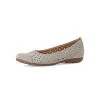Ballerina GABOR "Sportliche Ballerina", Damen, Gr. 35,5, grau, Schuhe Ballerina (26540829-35,5)