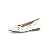 Ballerina GABOR "Sportliche Ballerina", Damen, Gr. 37, weiß, Schuhe Ballerina (24580925-37) weiß