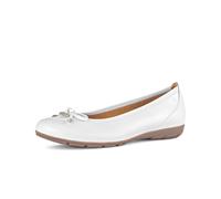 Ballerina GABOR "Sportliche Ballerina", Damen, Gr. 38,5, weiß, Schuhe Ballerina (10456030-38,5) weiß