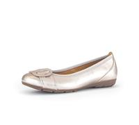 Ballerina GABOR "Sportliche Ballerina", Damen, Gr. 40,5, gold, Schuhe Ballerina (95788102-40,5) gold