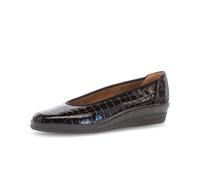 Gabor Damen Klassische Ballerinas, Frauen Flats,Leichte Mehrweite (G),Pumps,Halbschuhe,Sommerschuhe,Slipper,Ballet-Flats,schwarz,40.5 EU / 7 UK