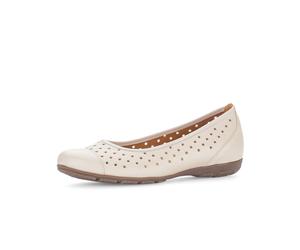 Ballerina GABOR "Sportliche Ballerina", Damen, Gr. 40, creme, Schuhe Ballerina (85845638-40) creme