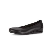 Ballerina GABOR "Sportliche Ballerina Glattleder", Damen, Gr. 38, schwarz, Schuhe Ballerina (90649169-38) schwarz