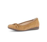Ballerina GABOR "Sportliche Ballerina Rauleder", Damen, Gr. 35, braun, Schuhe Ballerina (78033511-35)