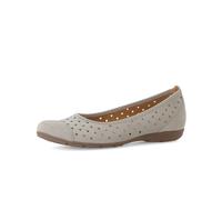 Gabor 84.169.12 beige - Ballerina - Halbschuhe - Slipper für Damen - Größe 36
