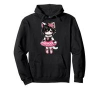 Ballerina Goth Katze Punk Ballett Grunge Mädchen Tanz Ästhetik Pullover Hoodie