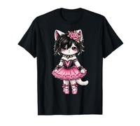 Ballerina Goth Katze Punk Ballett Grunge Mädchen Tanz Ästhetik T-Shirt