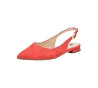 Ballerina HÖGL "Högl Ballerinas Leder", Damen, Gr. 36, orange (koralle), Leder, Schuhe Ballerina (60535047-36)