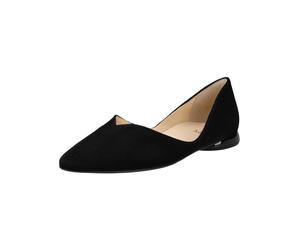 Ballerina HÖGL "Högl Ballerinas Veloursleder", Damen, Gr. 38, schwarz, schwarz, Veloursleder, Schuhe Ballerina (57010050-38) schwarz, schwarz