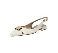 Ballerina HÖGL "Högl Ballerinas Glattleder", Damen, Gr. 38, creme, Glattleder, Schuhe Ballerina (74517625-38) creme