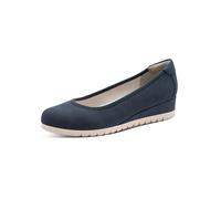 Ballerina JANA, Damen, Gr. 41, blau (dunkelblau), Lederimitat, Schuhe Ballerina (35826912-41) dunkelblau