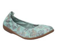 Ballerina JOSEF SEIBEL "Fenja 01, mint-multi", Damen, Gr. 40, grün (mint, multi), Obermaterial: 100% Rindsleder Leather cow., Schuhe Ballerina (32891308-40) mint, multi