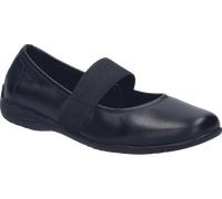 Josef Seibel Damen Klassische Ballerinas Fenja 25,Weite G (Normal),Sommerschuhe,Ballerina-Schuhe,Ballett-Schuhe,Black-Black,41 EU