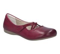 Ballerina JOSEF SEIBEL "Fiona 39, berry", Damen, Gr. 38, rot (berry), Obermaterial: 100% Rindsleder Leather cow., Schuhe Ballerina (83426922-38) berry