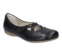 Ballerina JOSEF SEIBEL "Josef Seibel Ballerinas Leder", Damen, Gr. 44, schwarz, Leder, Schuhe Ballerina (51958848-44) schwarz