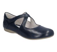 Riemchenballerina JOSEF SEIBEL "Fiona 72" Gr. 40, blau (nachtblau) Damen Schuhe Ballerinas mit praktischem Klettverschluss (84073940-40)