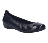 Ballerina JOSEF SEIBEL "Florina 01, black-black", Damen, Gr. 36, schwarz (schwarz, schwarz), Obermaterial: 100% Rindsleder Leather cow., Schuhe Ballerina (84232931-36) schwarz, schwarz