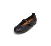 Ballerina MARC O'POLO "aus edlem Rindleder", Damen, Gr. 36, schwarz (m990), Obermaterial: 100% Leder (Rind), unifarben, Schuhe Ballerina (18559140-36) m990